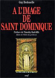 Cover of: A l'image de saint Dominique