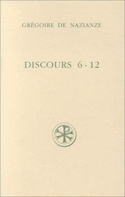 Cover of: Discours 6-12