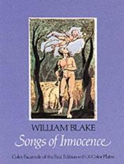 Cover of: Songs of innocence.