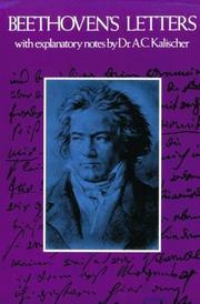 Cover of: Beethoven's letters by Ludwig van Beethoven, Ludwig van Beethoven