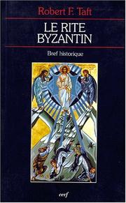 Cover of: Le rite byzantin