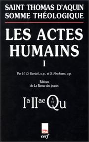Somme théologique by Thomas Aquinas, Jean-Claude) S. (Servais Pinckaers, La Revue des jeunes