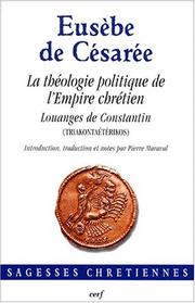 Cover of: Eusebe de Cesarée by P. Maraval
