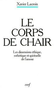 Cover of: Le corps de chair