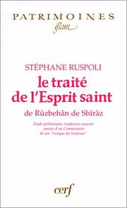 Cover of: Le traité de l'Esprit saint