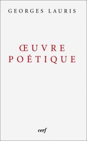 Cover of: Oeuvre poétique