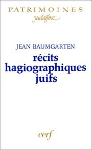 Cover of: Récits hagiographiques juifs