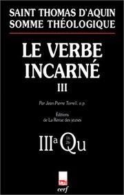 Cover of: Le Verbe incarné, tome 3