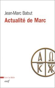 Cover of: Actualité de Marc