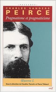 Cover of: Pragmatisme et pragmaticisme