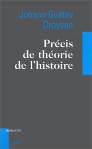 Cover of: Précis de théorie de l'histoire