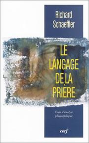 Cover of: Le Langage de la prière