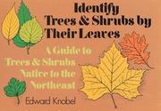 Cover of: Identify trees and shrubs by their leaves: a guide to trees and shrubs native to the Northeast.