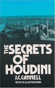 Cover of: The secrets of Houdini