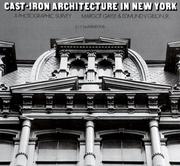 Cast-iron architecture in New York by Margot Gayle