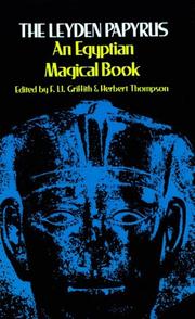 Cover of: The Leyden Papyrus: An Egyptian Magical Book