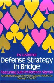 Cover of: Defense strategy in bridge: featuring suit-preference signals