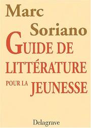 Cover of: Guide de littérature pour la jeunesse by Marc Soriano