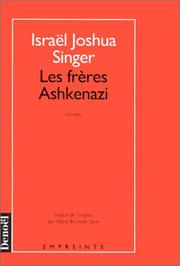 Cover of: Les frères Ashkenazi by Israel Joshua Singer