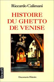 Cover of: Histoire du ghetto de Venise