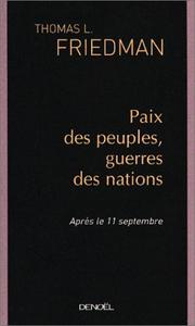 Cover of: Paix des peuples, guerres des nations
