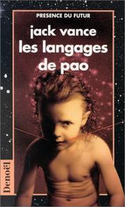 Cover of: Les langages de Pao by Jack Vance