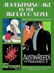 Cover of: Advertising art in the Art Deco style by selected by Theodore Menten.