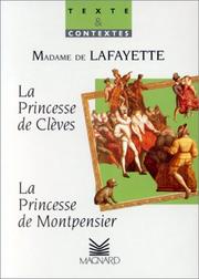 Cover of: La princesse de Montpensier (1662) by Madame de La Fayette, Christian Biet, Pierre Ronzeaud