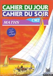 Cover of: Cahier mathématiques CM2