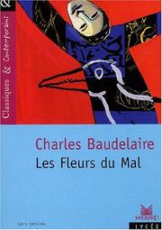 Cover of: Les fleurs du mal by Charles Baudelaire