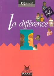 Cover of: La différence by Jacques Fijalkow, Joëlle Garcia, Patrice Cayré