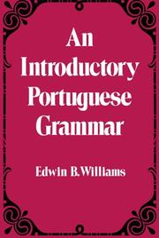 Cover of: An introductory Portuguese grammar