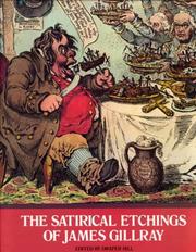 Cover of: The satirical etchings of James Gillray