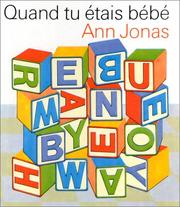 Cover of: Quand tu étais bébé