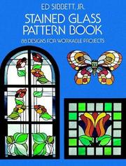 Cover of: Stained glass pattern book: 88 designs for workable projects