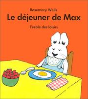 Cover of: Le déjeuner de Max