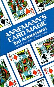 Cover of: Annemann's card magic: an unabridged republication of the two volumes