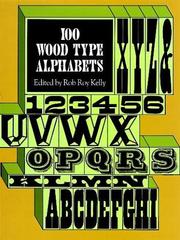 Cover of: Wood type alphabets: 100 fonts