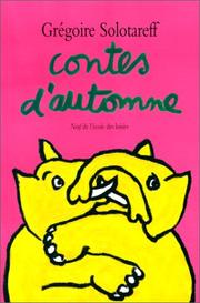 Cover of: Contes d'automne