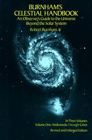 Cover of: Burnham's Celestial Handbook by Robert Burnham Jr.
