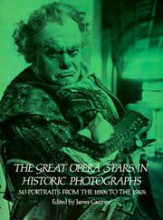 Cover of: The Great Opera Stars in Historic Photographs by James Camner