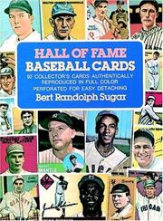 Cover of: Hall of Fame Baseball Cards