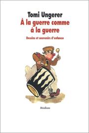 Cover of: À la guerre comme à la guerre