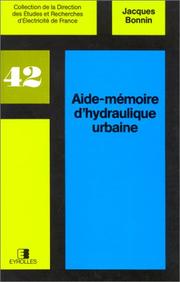 Cover of: Aide-mémoire d'hydraulique urbaine