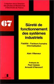 Cover of: Sûreté de fonctionnement des systèmes industriels