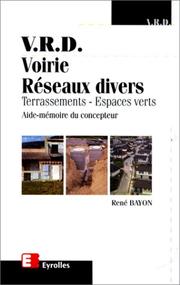 Cover of: V.R.D. Voirie Réseaux Divers