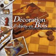 Cover of: Décoration d'objet en bois by Tréguer