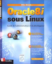 Cover of: Oracle8i sous Linux