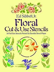 Cover of: Floral Cut & Use Stencils (Picture Archives) by Ed Sibbett