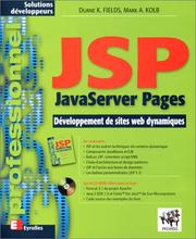 Cover of: Java Server Pages - JSP  by Duane K. Fields